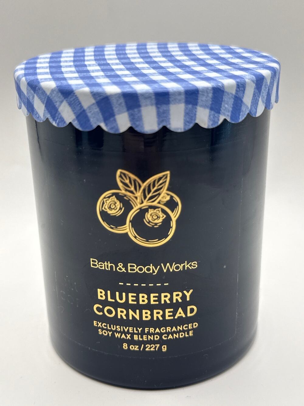 NEW Bath & Body Works Blueberry Cornbread - Single Wick Candle